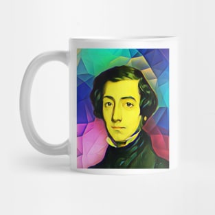 Alexis de Tocqueville Colourful Portrait | Alexis de Tocqueville Artwork 7 Mug